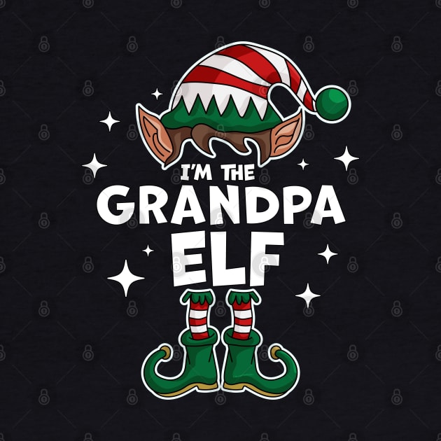 I'm the Grandpa Elf - Funny Christmas Matching Family Group by OrangeMonkeyArt